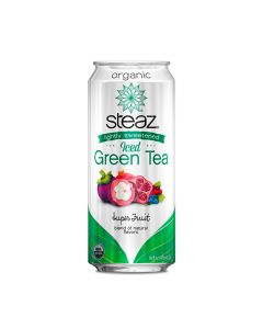 STEAZ ICED TEA GREEN SUPER FRU 16OZ