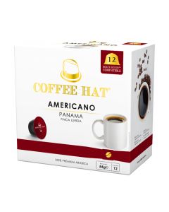 COFFE HAT CAPS. DOLCE GUSTO AMERICANO 