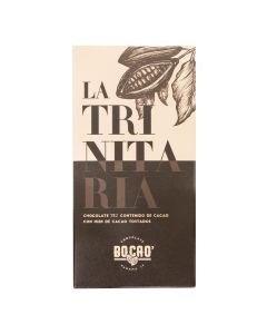 BOCAO CHOCOLATE TRINITARIA 75% NIBS 120GR